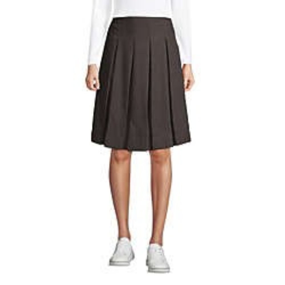 Lands' End Women's School Uniform TOK BX PLT Skirt, NWT